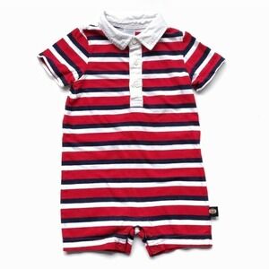 Gymboree Red White Blue Romper 24m